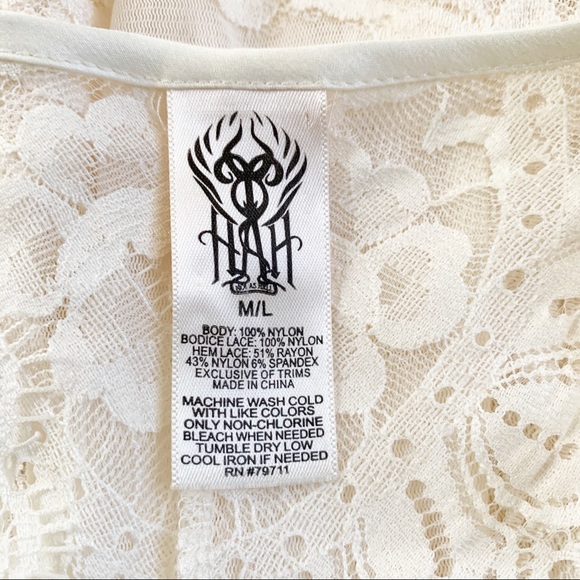 HAH Too Far Gone Dress In Walking In Eggshells - Picture 13 of 13